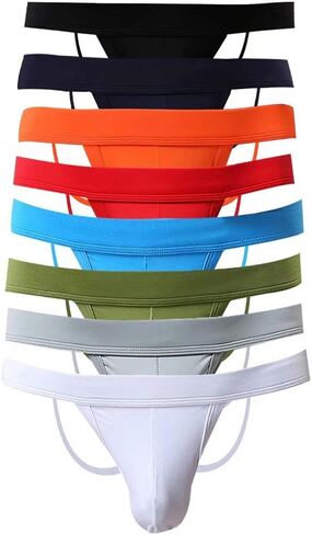 Pdbokew Men's Athlelic Supporter Performance Jockstrap Underwear Sports Briefs in Kuwait