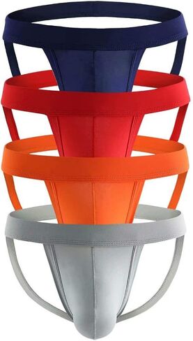 Pdbokew Men's Athlelic Supporter Performance Jockstrap Underwear Sports Briefs in Kuwait