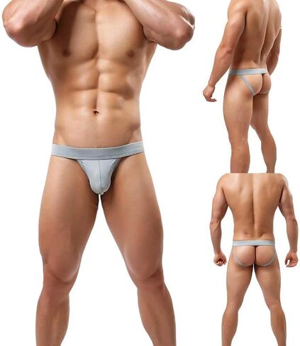 Pdbokew Men's Athlelic Supporter Performance Jockstrap Underwear Sports Briefs in Kuwait