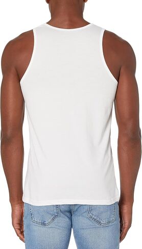 Organic Signatures Men Crewneck Undershirts Soft 100% Cotton Tank Tops Pack of 3 in Kuwait
