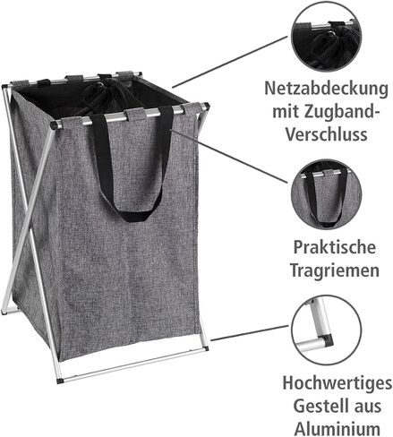 Wenko Duo Laudry bag Gray in Saudi Arabia