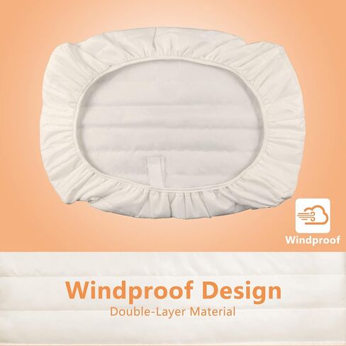 غطاء مكيف هواء نافذة داخلية من LBG Products 53.3 سم طول × 35.56 سم ارتفاع × 10.16 سم للوحدات ذات التيار المتردد، عزل مزدوج، أبيض in Kuwait