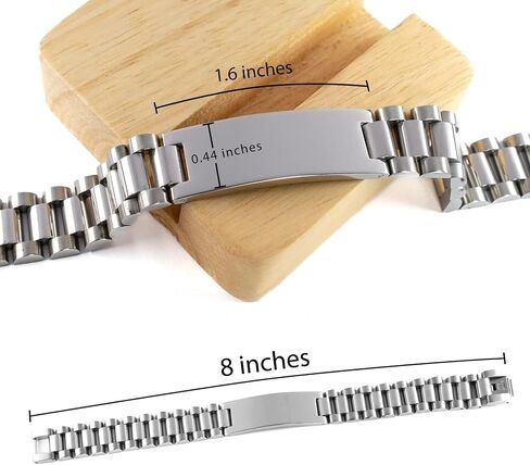 Dad Ladder Stainless Steel Bracelet, Best Dad Ever, Best Funny Gifts, Birthday Gifts, for Men Women in Saudi Arabia