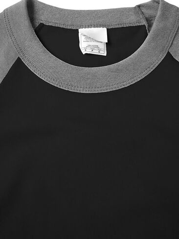 Hat and Beyond Mens Baseball Raglan 3/4 Sleeves T Shirts Casual Cotton Jersey S-3XL in Kuwait