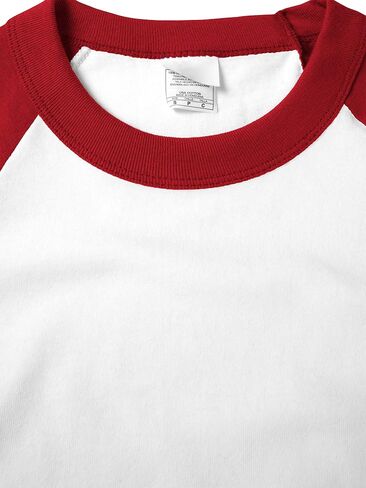 Hat and Beyond Mens Baseball Raglan 3/4 Sleeves T Shirts Casual Cotton Jersey S-3XL in Saudi Arabia