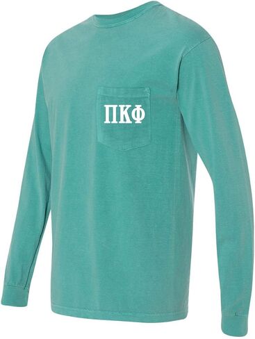 Pi Kappa Phi Fraternity Comfort Colors Pocket Long Sleeve Shirt in Saudi Arabia