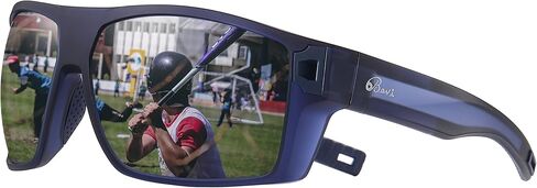 Bevi Polarized Square Sunglasses TR90 Lightweight Frame With UV 400 Protection Glasses for Women Men in Kuwait