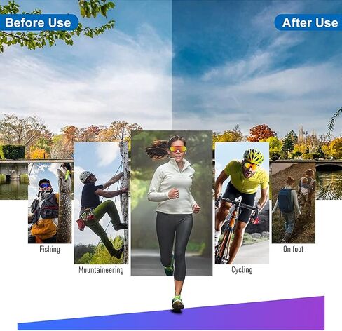 XR Polarized Sunglasses for Men Women UV Protection Sports Fishing Driving Cycling TR90 Unbreakable Ultra-Light Frame in Saudi Arabia
