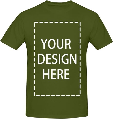 MornLu Add Your Own Custom Text Name Personalized Message or Image Custom T-Shirts Ultra Soft Unisex T-Shirt in Kuwait
