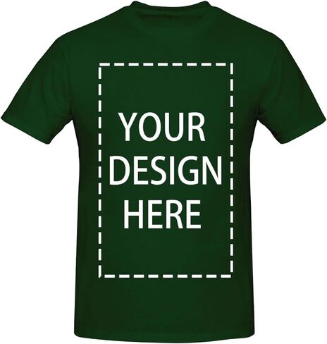 MornLu Add Your Own Custom Text Name Personalized Message or Image Custom T-Shirts Ultra Soft Unisex T-Shirt in Kuwait