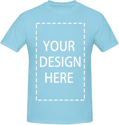 MornLu Add Your Own Custom Text Name Personalized Message or Image Custom T-Shirts Ultra Soft Unisex T-Shirt in Kuwait