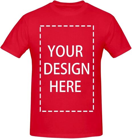 MornLu Add Your Own Custom Text Name Personalized Message or Image Custom T-Shirts Ultra Soft Unisex T-Shirt in Kuwait