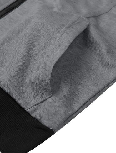 Men's Sleeveless Slim Fit Hoodie Vest Zipper Drawstring Gilet Jacket With Pocket S-3XL in Saudi Arabia