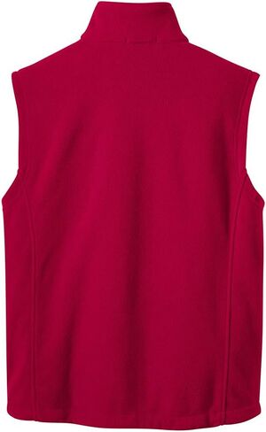 Joe's USA Men's Soft and Cozy Fleece Vest-XL-TrueRed in Saudi Arabia