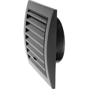 أنظمة تنفيس غطاء فتحة تهوية قابل للتعديل مقاس 10.16 سم - شبكة تنفيس عادم المجفف والحمام، غطاء فتحة تهوية خارجية بفتحة تهوية من الأنثراسايت - فتحة تهوية قابلة للفتح، تمنع الحشرات والطيور والقوارض in Kuwait