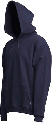 LAPCO SWHFR14NY- 5XL Flame Resistant Hooded SweatShirt, Navy, 5X-Large in Saudi Arabia