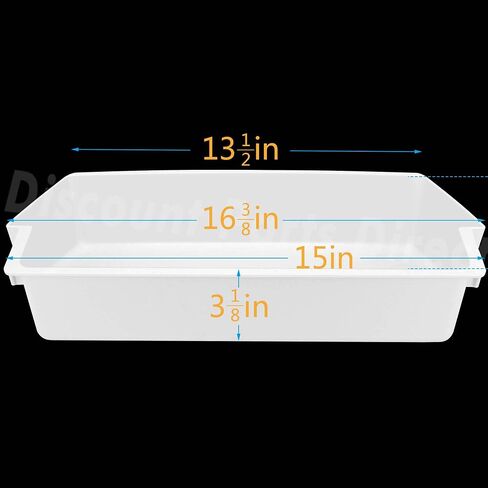 2 Pack 2187172 Door Shelf Bin for Whirlpool for Frigidaire Whirlpool Kenmore Refrigerator PS328468 in Saudi Arabia
