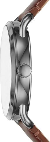 Fossil Men's Copeland Stainless Steel and Leather Casual Quartz Watch in Saudi Arabia