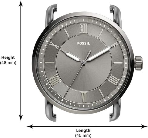 Fossil Men's Copeland Stainless Steel and Leather Casual Quartz Watch in Saudi Arabia