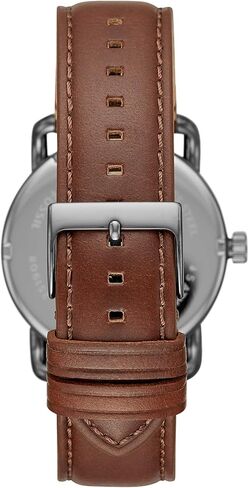 Fossil Men's Copeland Stainless Steel and Leather Casual Quartz Watch in Saudi Arabia