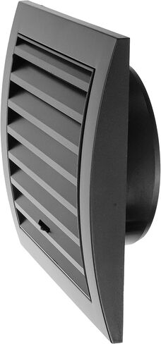 أنظمة تنفيس غطاء فتحة تهوية قابل للتعديل مقاس 10.16 سم - شبكة تنفيس عادم المجفف والحمام، غطاء فتحة تهوية خارجية بفتحة تهوية من الأنثراسايت - فتحة تهوية قابلة للفتح، تمنع الحشرات والطيور والقوارض in Kuwait
