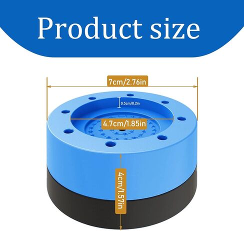 AXLOFO® Washing Machine Foot Pads for Anti-vibration and Anti-Walk, 4pcs Dryer Vibration Pads/Rubber Pads, Effectively reduce vibration and noise, prevent the machine from sliding in Saudi Arabia