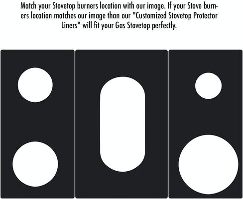 Stove Protector Liners Compatible with Samsung Stoves, Samsung Gas Ranges - Customized - Easy Cleaning Liners for Samsung Compatible Model NX58K7850SS/AA-00 in Saudi Arabia