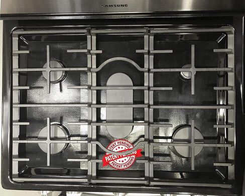 Stove Protector Liners Compatible with Samsung Stoves, Samsung Gas Ranges - Customized - Easy Cleaning Liners for Samsung Compatible Model NX58K7850SS/AA-00 in Saudi Arabia