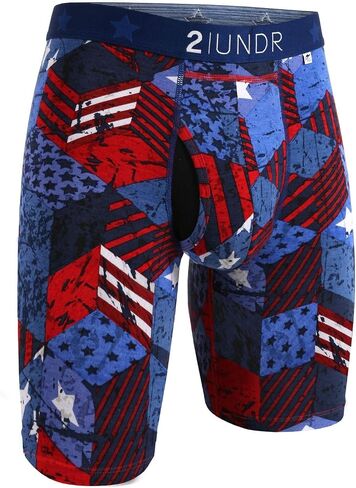 2UNDR Mens Swing Shift 9" Boxer Long Leg Underwear in Saudi Arabia