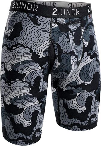 2UNDR Mens Swing Shift 9" Boxer Long Leg Underwear in Saudi Arabia