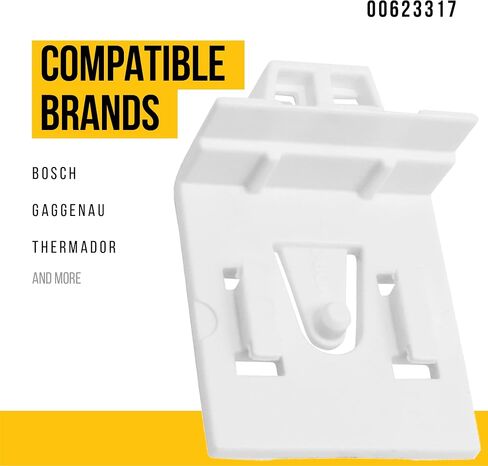 PartsBroz 00623317 Refrigerator Clip - Replaces AP5323196, 00604666, 2313799, 604666, 623317, PS8728848 in Saudi Arabia