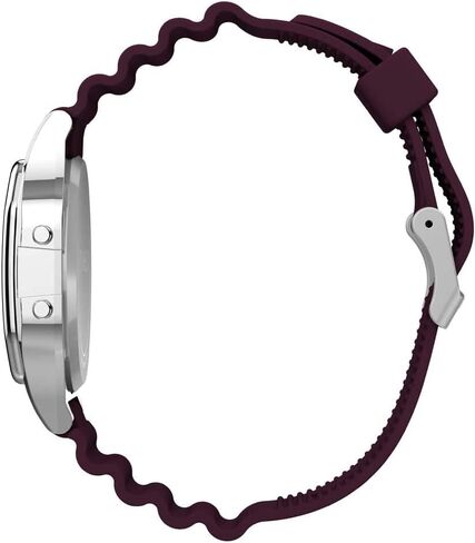 ساعة تايمكس TW2V41300 للرجال T80 فينتيج سوداء مطاط كرونوغراف رقمية, أسود in Kuwait