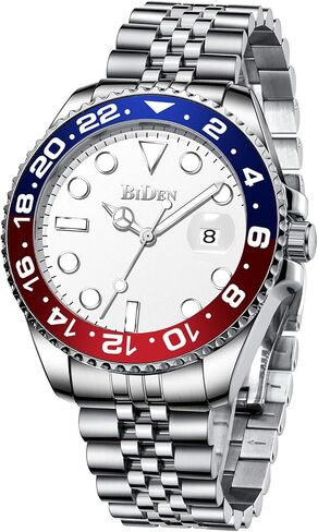 FANMIS Mens Luxury Wrist Watches Analog Quartz Calendar Luminous Stainless Steel Fashion Waterproof Watch in Saudi Arabia