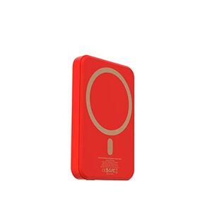 RapidX Boosta Wireless Portable Magnetic Charger, 5000 mAh Power Bank MagSafe Compatible, Works with iPhone 14 Pro and Pro Max, iPhone 13 and 12 Series (Blue)