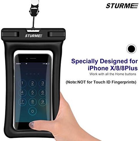 STURME حافظة مقاومة للماء IPX8 حافظة هاتف عالمية مقاومة للماء حقيبة Drg حقيبة لهاتف iPhone 8/8plus/7/7plus/6s/6 Samsung Galaxy s8/s7 LG V20 Google Pixel HTC10 أجهزة تصل إلى 6 بوصة in Kuwait