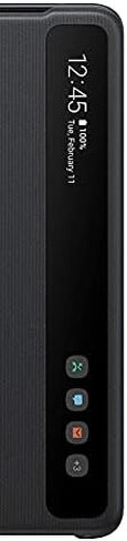 جراب Samsung Galaxy S20 Ultra ، غطاء قلاب S-View - أسود (الإصدار الأمريكي مع ضمان)، الموديل: EF-ZG988CBEGUS in Saudi Arabia