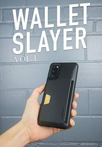 Smartish Galaxy S20 Wallet Case - Wallet Slayer Vol. 1 [Protective Grip Credit Card Holder Cover for Samsung] (Silk) - Black Tie Affair in Kuwait