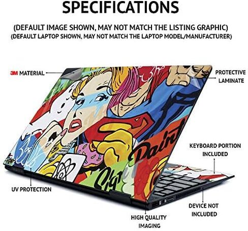 MIGHTY SKINS Skin Compatible with HP Envy x360 15" (2021) - Solid Lavender | Protective, Durable, and Unique Vinyl Decal wrap Cover | Easy to Apply, Remove, and Change Styles | Made in The USA in Saudi Arabia