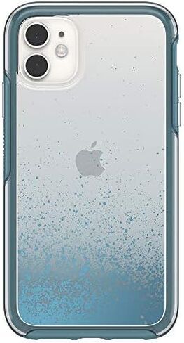 OtterBox iPhone 11 Symmetry Series Case - WE'LL CALL BLUE (CLEAR/BLUE SAPPH MET/WE'LL CALL BLUE IML), ultra-sleek, wireless charging compatible, raised edges protect camera & screen in Kuwait