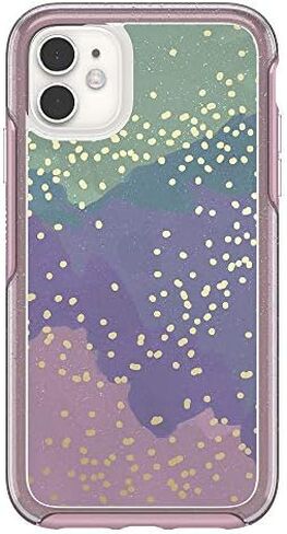 OtterBox iPhone 11 Symmetry Series Case - WE'LL CALL BLUE (CLEAR/BLUE SAPPH MET/WE'LL CALL BLUE IML), ultra-sleek, wireless charging compatible, raised edges protect camera & screen in Kuwait