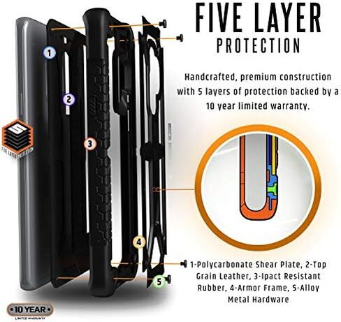 URBAN ARMOR GEAR UAG Samsung Galaxy Note 9 Plasma Feather-Light Rugged [Ice] Military Drop Tested Phone Case in Kuwait