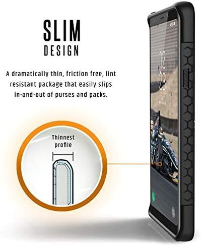 URBAN ARMOR GEAR UAG Samsung Galaxy Note 9 Plasma Feather-Light Rugged [Ice] Military Drop Tested Phone Case in Kuwait