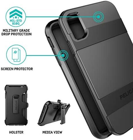 Pelican Voyager iPhone Xs Max Case (Black) in Saudi Arabia