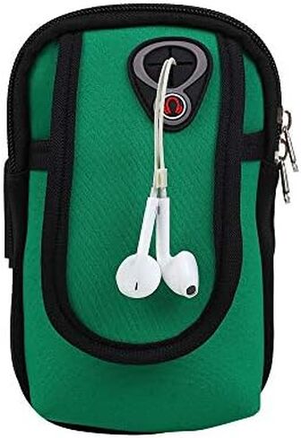 Universal Running Armband, Arm Cell Phone Holder, Fitness and Gym Workouts, Compatible with All Regular Size Phones （Green） in Kuwait