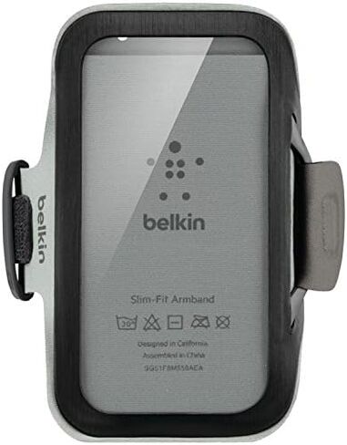 Belkin Slim-Fit Armband with Cord Storage for Samsung Galaxy S4 (Black) in Saudi Arabia