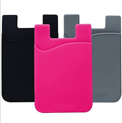 Cell Phone Stick on Wallet (for Credit Card, Business Card & Id) compatible with iPhone, Android & Most Smartphones in Kuwait