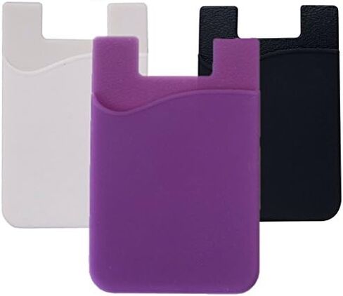 Cell Phone Stick on Wallet (for Credit Card, Business Card & Id) compatible with iPhone, Android & Most Smartphones in Kuwait