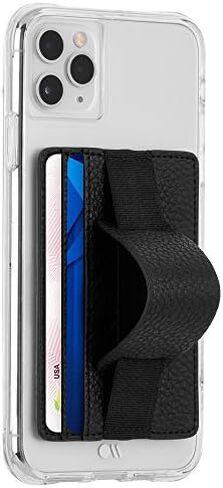 Case-Mate CM035992 - Stick On Credit Card Wallet - POCKETS - Ultra-slim Card Holder - Universal fit - Apple – iPhone – Samsung – Galaxy - and more – Black Iridescent Glitter in Kuwait