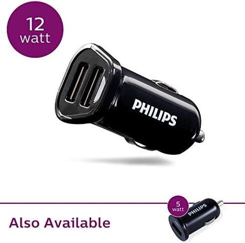 Philips Accessories 12W USB Car Charger in Saudi Arabia
