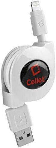 كابل Cellet Micro USB + لايتنينج للشحن السريع لبيانات الشحن (معتمد من Apple MFI) متوافق مع Apple iPhone Xs/Max/Xr/X/SE/8/7/6/5 iPad/Pro/Air/Mini4/iPod/Touch وSamsung Galaxy S7/6/5، Note 5 in Kuwait